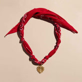 Red Bandana Necklace