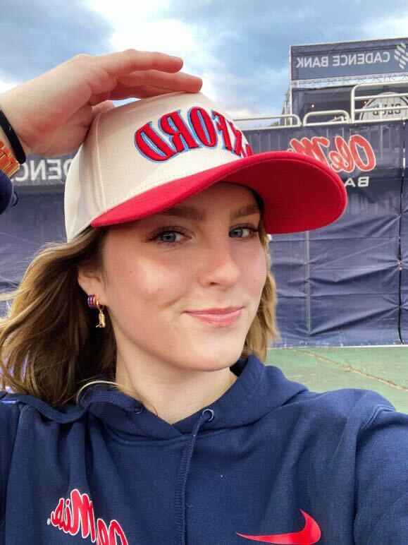 Red & Blue Checkered Enamel Huggies