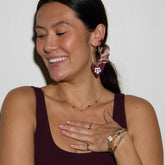 Texas A&M University "AGGIES" Initial Necklace