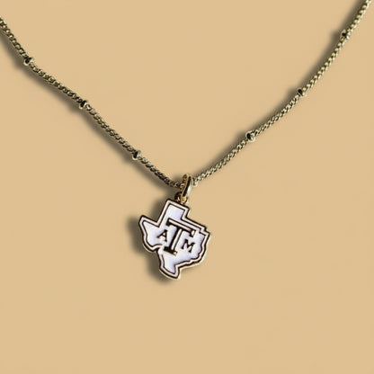 Texas A&M University Charm Necklace