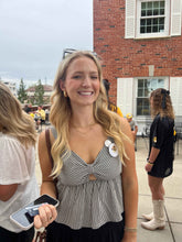 University of Missouri MIZ Initial Necklace