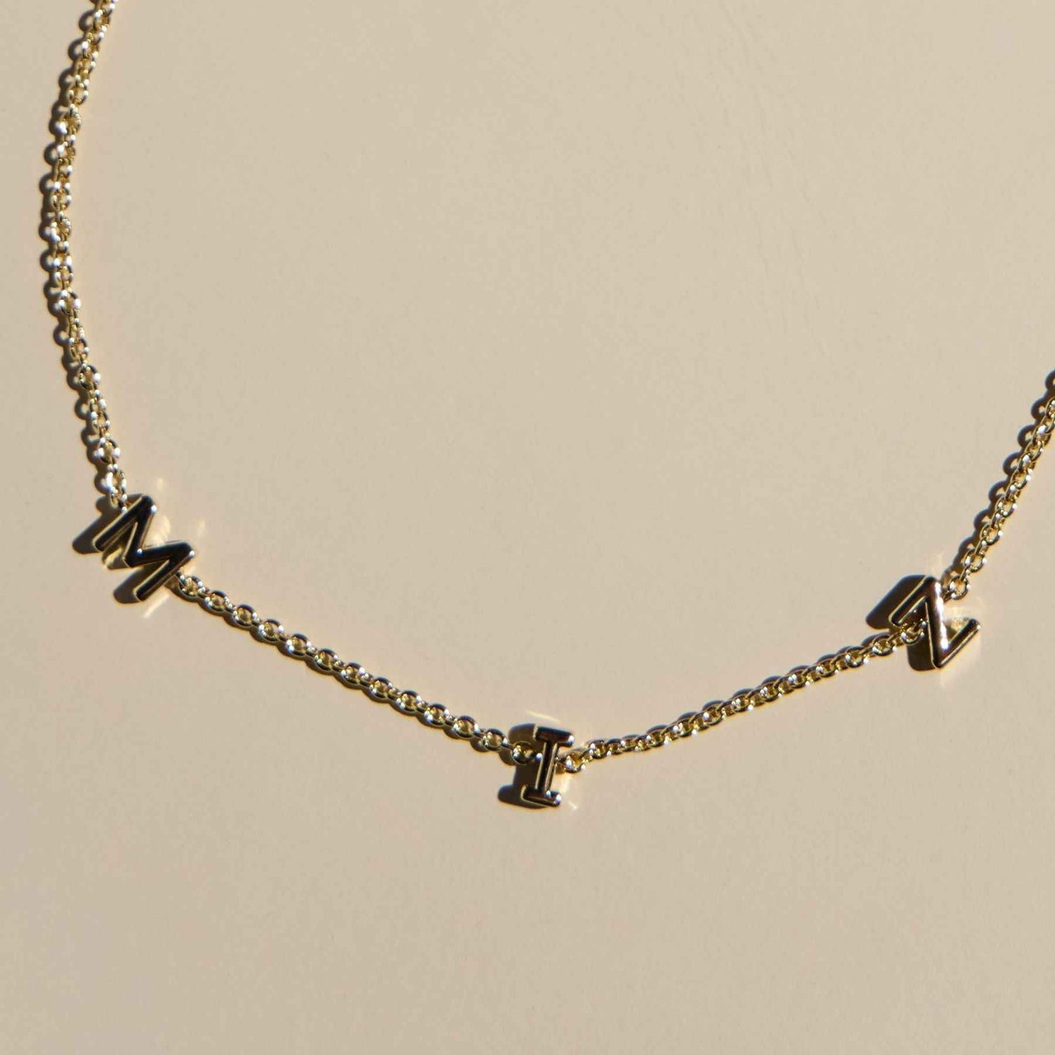 University of Missouri MIZ Initial Necklace