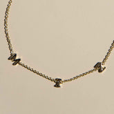 University of Missouri MIZ Initial Necklace