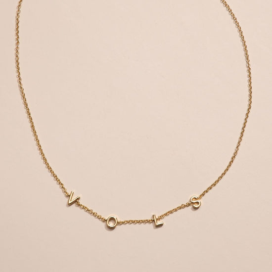 University of Tennessee VOLS Initial Necklace