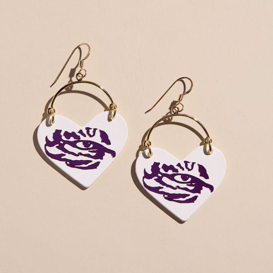 White LSU Tigers Eye Lover