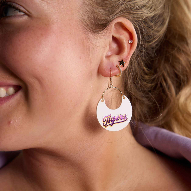 White LSU Tigers Ninas