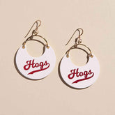 White University of Arkansas Hogs Ninas