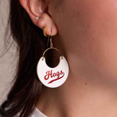 White University of Arkansas Hogs Ninas