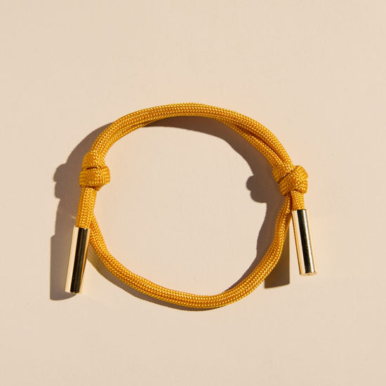 Yellow Cord Bracelet